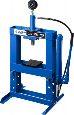 ЗУБР пгн-10, 10 т, гидравлический пресс с гидронасосом и манометром, профессионал (43072-10)