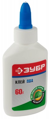 Клей пва ЗУБР, на блистере, 60 г