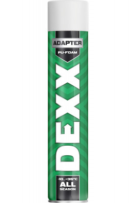 Dexx adapter, 750 мл, адаптерная, выход до 25 л, монтажная пена (41123)