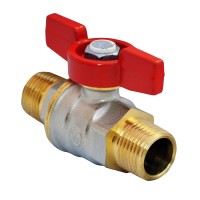 Кран шаровой r913 ду25 р/р полн баб r913x025 giacomini