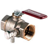 Кран шаровой спуск r910s dado ду32 м/м полн рыч r910sx006 giacomini