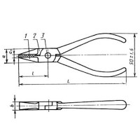 Плоскогубцы l=200мм гост 7814-0083