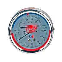 Термоманометр тмтбо 120с 0-1,0мпа дк80 осевой росма