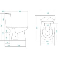 Унитаз компакт анимо к/вып н/подв сид полип 1/реж 1.wh11.0.032 сантек