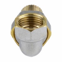 Соединитель латунь никель угл ду20 м/р угл американка 9015-02 aquasfera