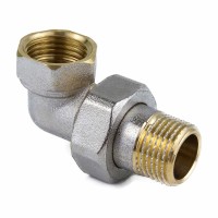 Соединитель латунь никель угл ду20 м/р угл американка 9015-02 aquasfera