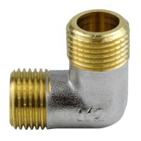 Угольник латунь никель ду15 р/р 9003-01 aquasfera