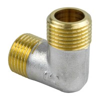 Угольник латунь никель ду15 р/р 9003-01 aquasfera