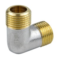 Угольник латунь никель ду15 р/р 9003-01 aquasfera