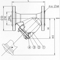 Фильтр сетчатый чугун f3240-ep ду250 ру16 фл tecofi