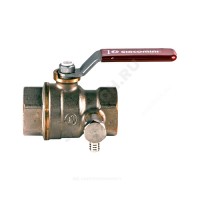 Кран шаровой спуск r910s dado ду15 м/м полн рыч r910sx003 giacomini