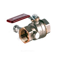 Кран шаровой спуск r910s dado ду15 м/м полн рыч r910sx003 giacomini