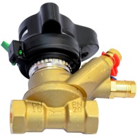 Клапан запорно-измерит asv-bd ду15 ручн с ниппелями 003z4041 danfoss