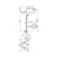 Система душевая idealrain eco b1098aa ideal standard