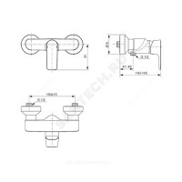 Смес/Душ connect air одноруч наст a7032aa ideal standard