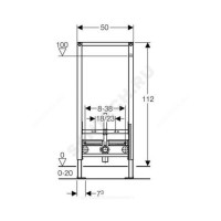 Инсталляция для биде duofix geberit 111.520.00.1