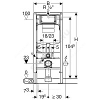 Инсталляция для подвесного унитаза duofix up320 без кнопки смыва geberit 111.300.00.5