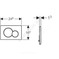 Кнопка для инсталляции sigma 01 черная geberit 115.770.dw.5