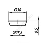 Прокладка коническая 25мм ани пласт m025