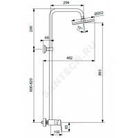 Смеситель для душа серия balance одноручный vidima ba272aa