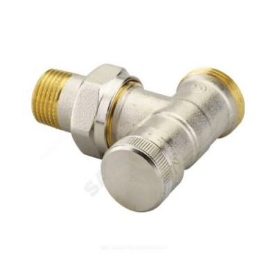 Клапан запорный для радиатора rlv ду 15 ру10 нр угловой danfoss 003l0363