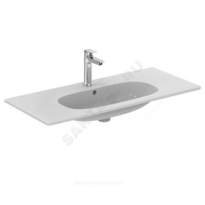 Умывальник подвесной tesi vanity 80 ideal standard t350901