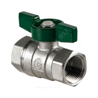 Кран шаровой латунь хром r251w ду 32 ру35 вр бабочка giacomini r251wx026