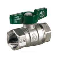 Кран шаровой латунь хром r251w ду 32 ру35 вр бабочка giacomini r251wx026