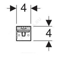 Крепление для инсталляции geberit 111.839.00.1