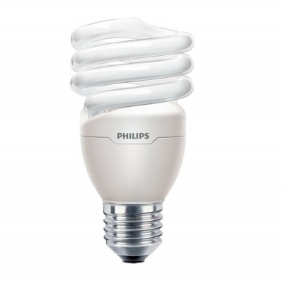 Лампа люминесцентная компакт. TornadoT2 8y 20Вт E27 спиральная 6500К CDL PHILIPS 929689848410