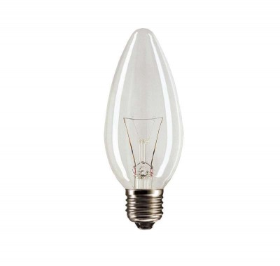 Лампа накаливания Stan 60Вт E27 230В B35 CL 1CT/10X10F Philips 921501544237