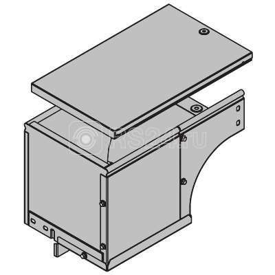 Угол для лотка вертикальный внешний прав. 90град. 100х80 cdsd 90 дкс 37002
