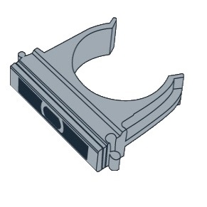 Держатель для труб (клипса) d32мм T-Plast 55.05.002.0004
