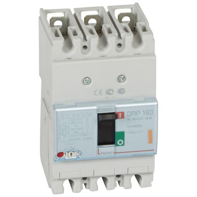 Выключатель автоматический 3п 40А 25кА DPX3 160 термомагнитн. расцеп. Leg 420042