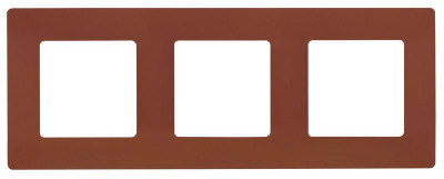 Рамка 3-м Etika какао IEK 672573