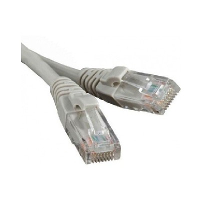 Патч-корд pc-lpm-utp-rj45-rj45-c5e-5m-gy utp кат.5е 5м сер. hyperline 17383