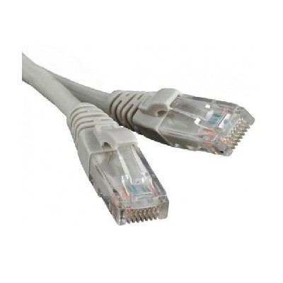 Патч-корд pc-lpm-utp-rj45-rj45-c6-1m-gy utp кат.6 1м сер. hyperline 20184