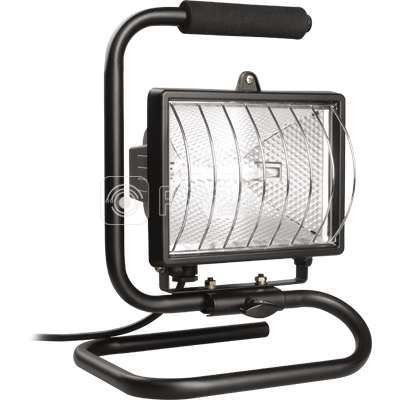 Прожектор FL(ИО) 150П 150Вт R7s IP54 переноска черн. IEK LPI03-1-0150-K02