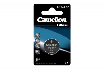 Элемент питания литиевый CR2477 BL-1 (блист.1шт) Camelion 8660