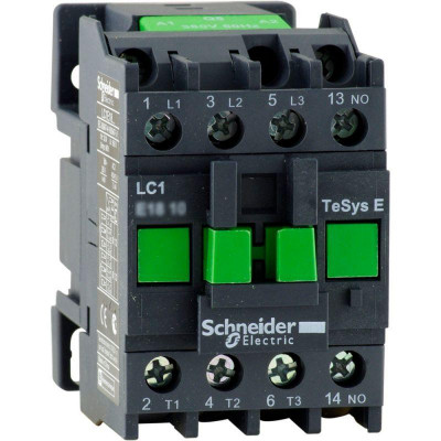 Контактор TeSys E 3п 25А кат. 380В AC 1НО AC-3 SchE LC1E2510Q5