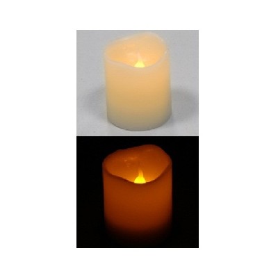 Свеча светодиодная восковая wc09 сл. кость космос koc_candle_wc09_wt