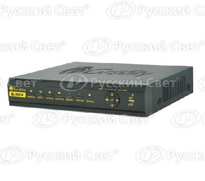Видеорегистратор цифровой grizzly 8 кан. 960h 200 кадров/с (выходы hdmi; vga; bnc; 4 аудио; 1xhdd до 4тб; lan; 3g; порты