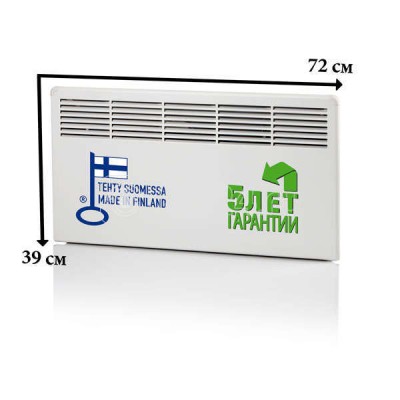 Конвектор 750вт ensto beta м/т ephbm07p