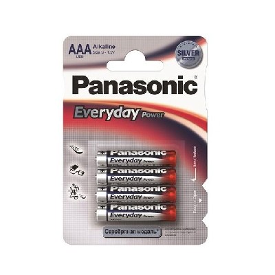 Элемент питания lr03 standard/everyday 4bp (блист.4шт) panasonic 5410853024767