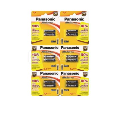 Элемент питания lr6 alkaline power 12bp (блист.12шт) panasonic 17500