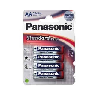 Элемент питания lr6 standard/everyday 4bp (блист.4шт) panasonic 5410853024712