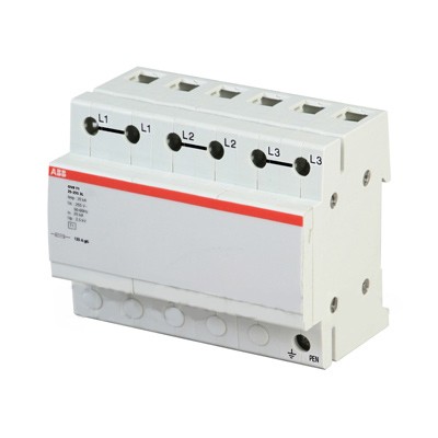 Ограничитель перенапряжения ovr t1+2 3n abb 2ctb815101r9000