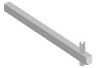 Переходник OXP6X290 290мм для ручек упр. типа OT160...250 ABB 1SCA022042R6370