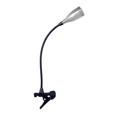 Светильник 12led kd-763 с03 настол. прищепка 230в 2вт серебр. LED camelion 11043