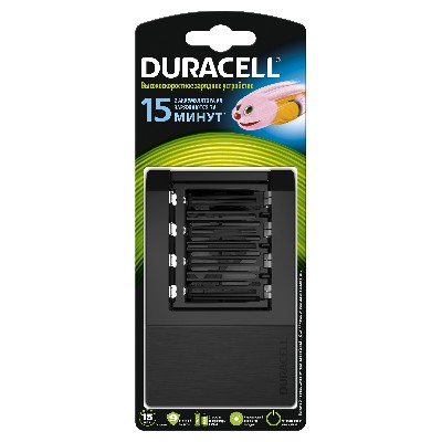 Устройство зарядное cef15 15-min express charger duracell б0001995 не вып